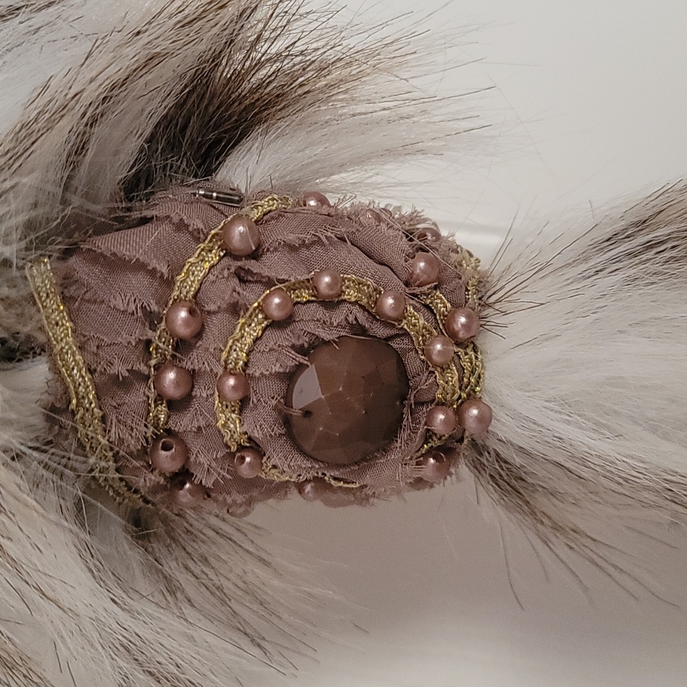 Fake Lynx stole or scarf - Picture 5 of 6